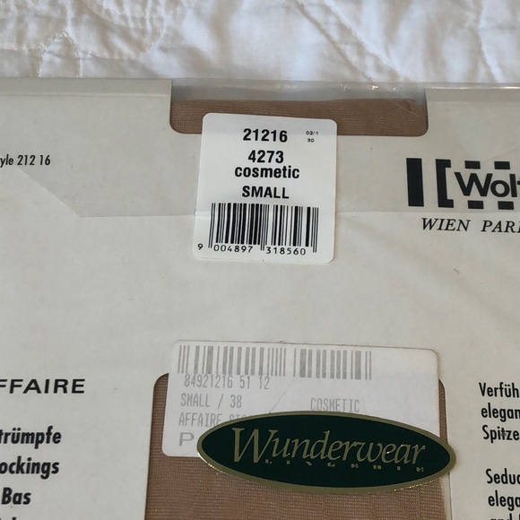 New Wolford Affaire Stocking Nude Sz S - Picture 3 of 4